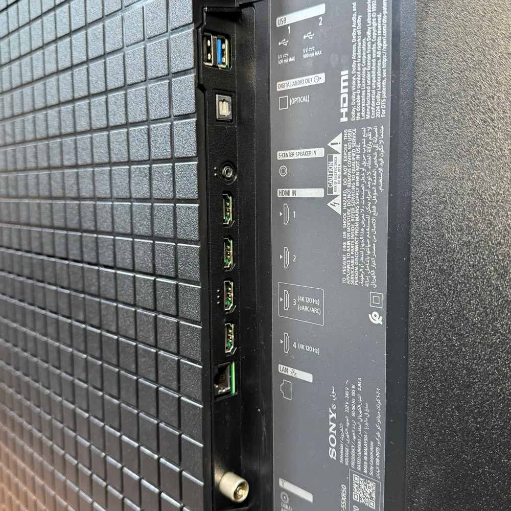 پورت‌های ورودی و خروجی تلویزیون سونی BRAVIA 5 محصول 2025