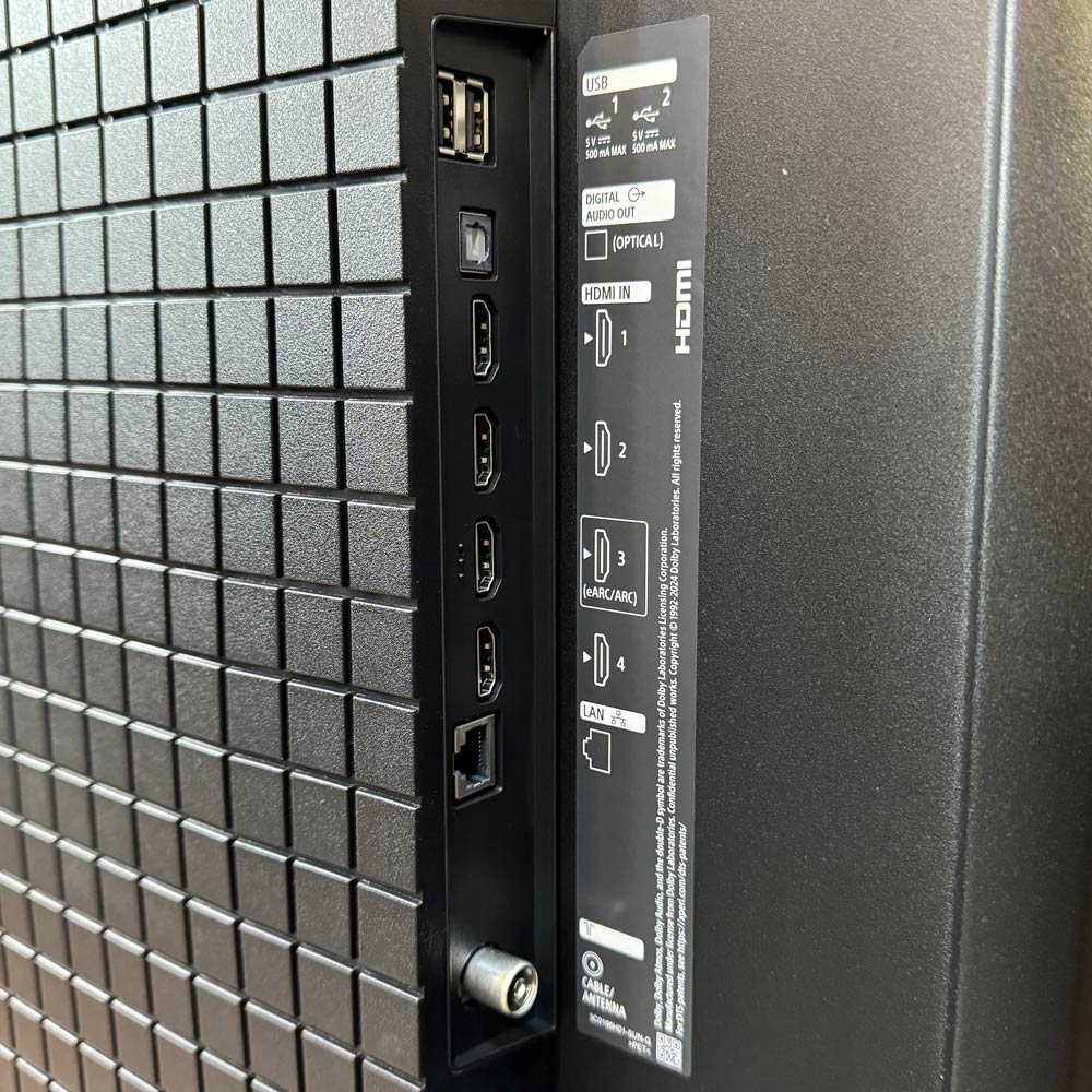 پورت‌های ورودی و خروجی تلویزیون 2025 سونی BRAVIA 2 II (S20M2)