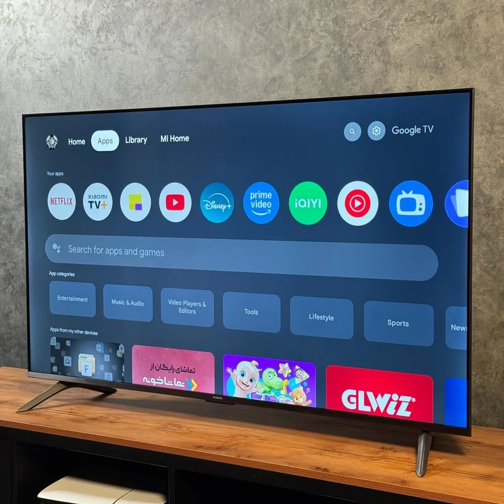 تلویزیون شیائومی A Pro 2026 با رابط کاربری Google TV و برنامه‌های کاربردی