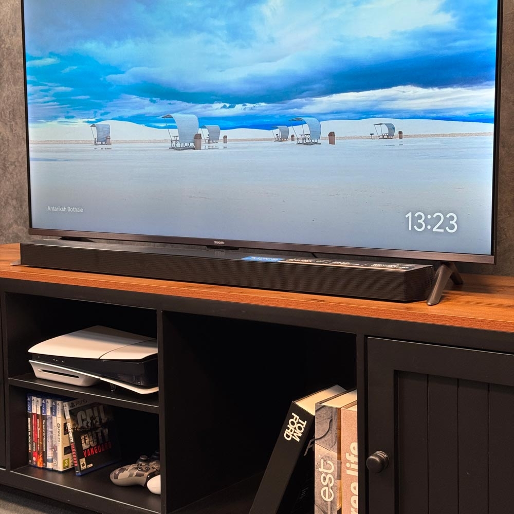 حالت قرارگیری ساندبار در زیر تلویزیون شیائومی A Pro 2026 