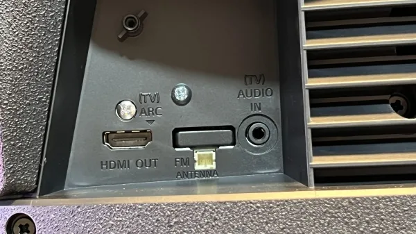 پورت‌های سیستم صوتی سونی MHC-V83D