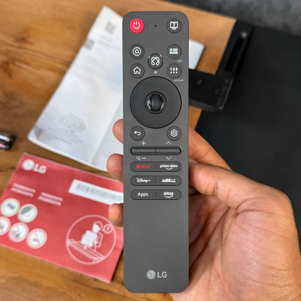 ریموت AI Magic Remote مدل MR25GA تلویزیون ال جی QNED93A
