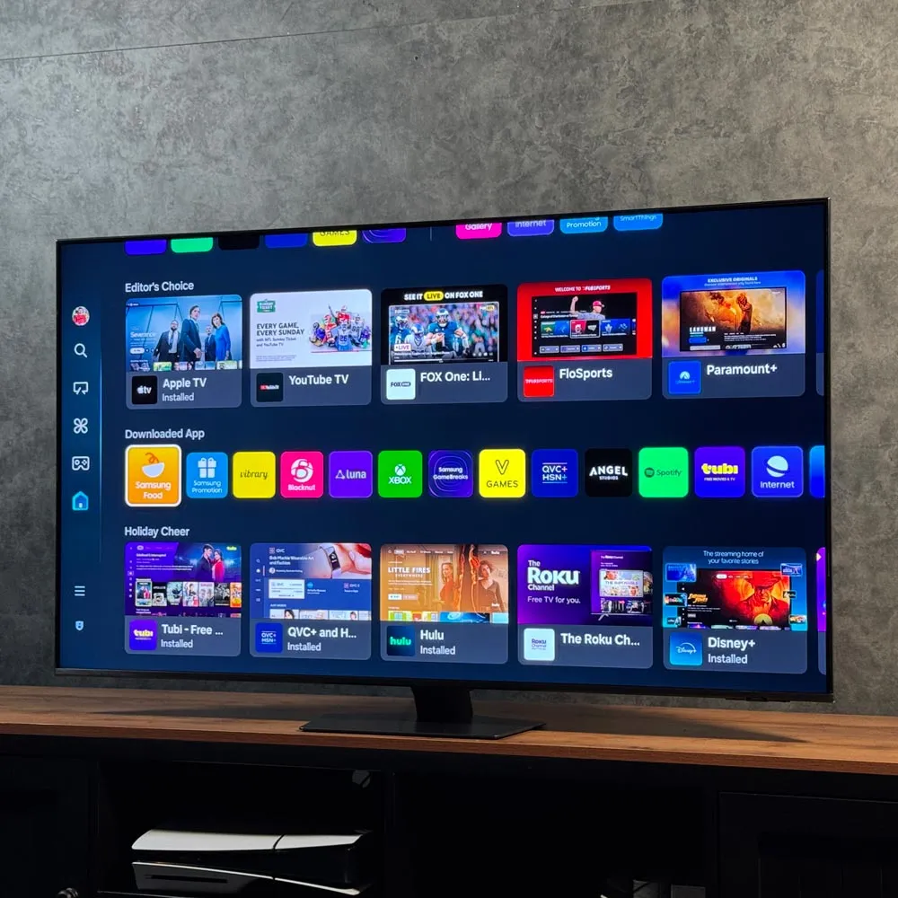 رابط کاربری Next Home و منوی هوشمند تلویزیون سامسونگ QN85D