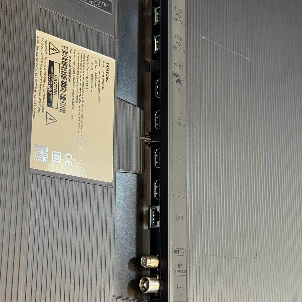 پورت‌های ورودی و خروجی تلویزیون سامسونگ QN85F محصول 2025