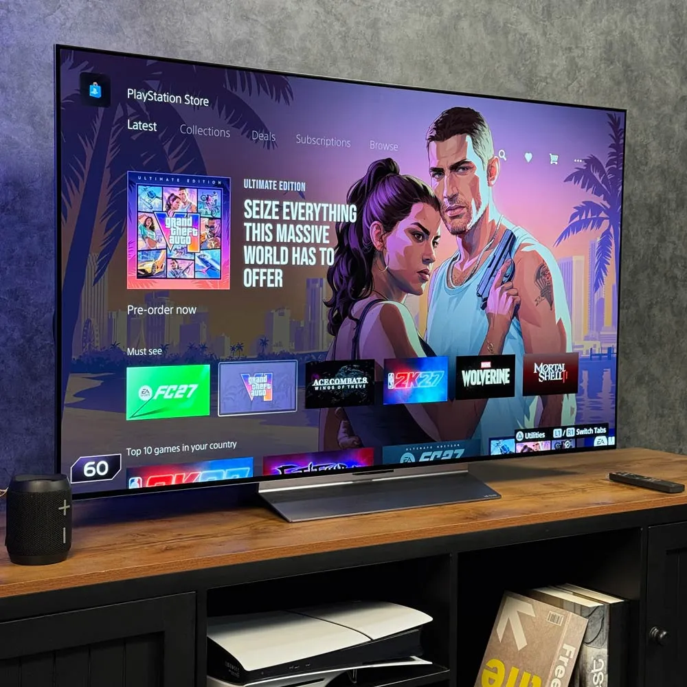 حالت بازی تلویزیون ال جی C6 اولد ایوو 4K با رفرش‌ ریت 165 هرتز