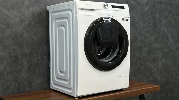 نمای جانبی ماشین لباسشویی سامسونگ WW90T554DAN