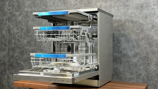 نمای کلی ماشین ظرفشویی ال جی DF425HSS