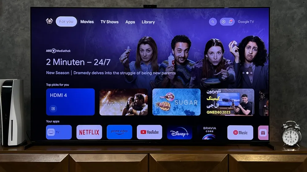 نمای کلی تلویزیون سونی A95L