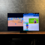 قابلیت Multi View 2.0 تلویزیون سامسونگ QN70F برای پخش همزمان دو محتوا