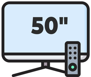 قیمت تلویزیون 48-49-50 اینچ