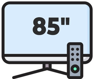 تلویزیون 85 اینچ
